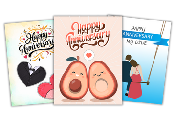 Anniversary Cards for Couples, Parents & Loved Ones